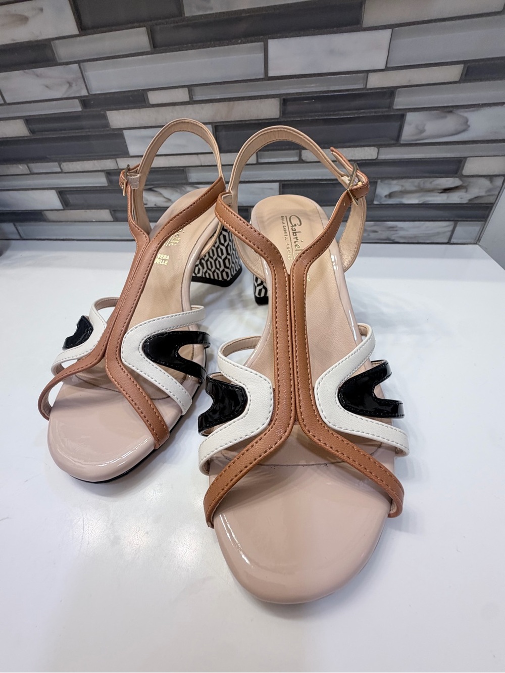 Giulia Gabrielli Firenze color-blocked sandals